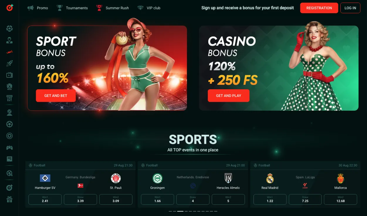 Pinco casino Official Website