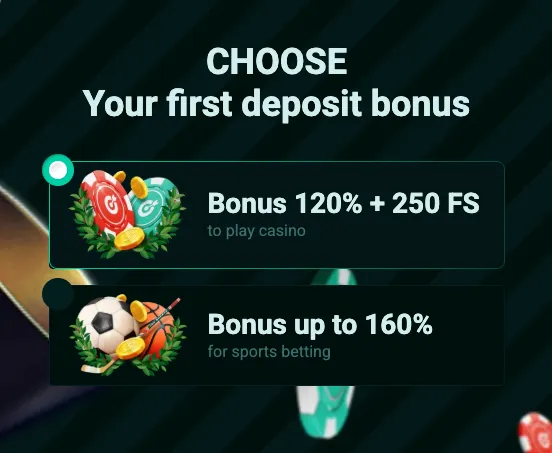 Pinco welcome bonuses variants